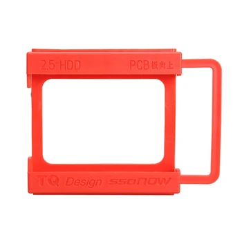 

2.5 to 3.5 Inch SSD HDD Hard Disk Mounting Adapter Bracket Dock Holder Plastics Red For Notebook PC SSD Holder