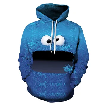 

Blue Fashion Men Hoodies Casual Harajuku Male Hoodie Anime Hoody Hot Sweatshirts Couple Long Sleeve ZOOTOP BEAR