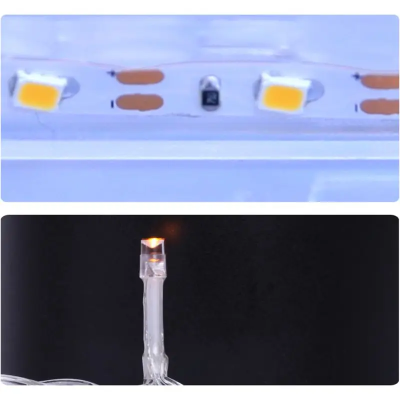 OOTDTY USB 3D декоративные рождественские фонарики 5 модных узоров на Рождество год