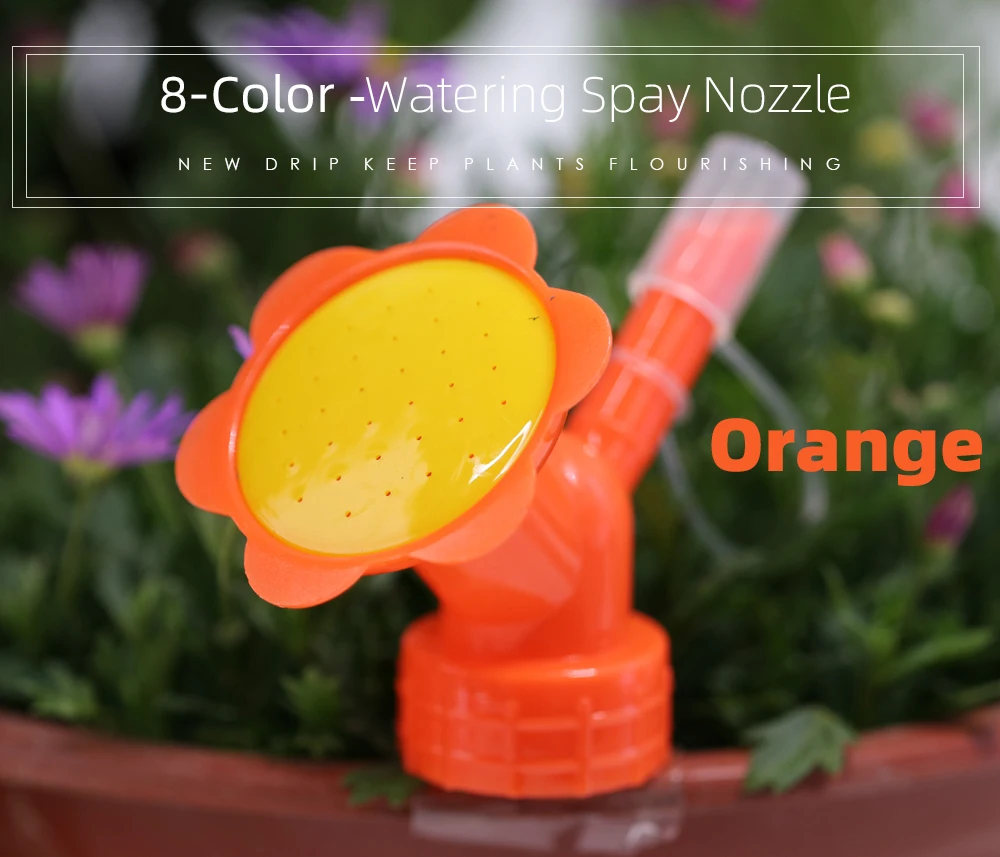 2-IN-1 Bottle Cap Sprinker Home Garden Mini Watering Can Double Head Water Spout Bonsai Nozzle for Indoor Outdoor Seedling Plant