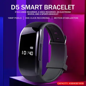 

Watch Professional Smart Bracelet Smart Bracelet Recording Pen HD Noise Reduction Video Recorder Sports Mini Camera