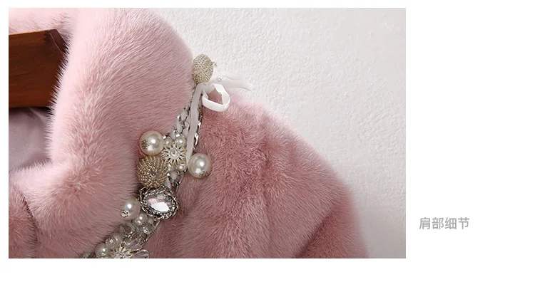 new short section of fur mink fur coat 1009