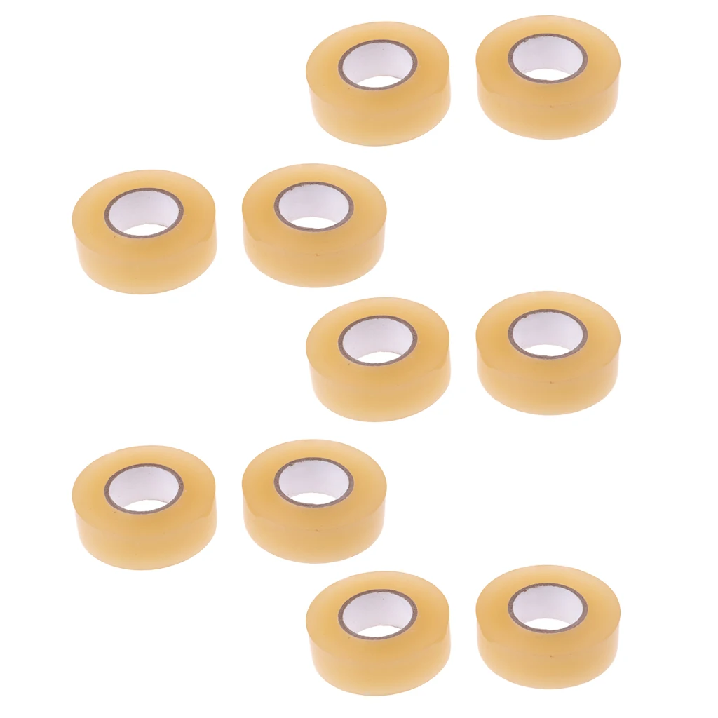 10 Rolls of Premium PVC Clear Hockey Tape for Ice Hockey Socks & Shin Guards