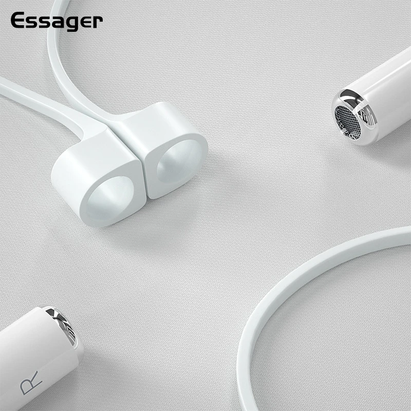 Магнитный ремешок Essager для наушников Apple Airpods шнур защиты от потери силиконовый