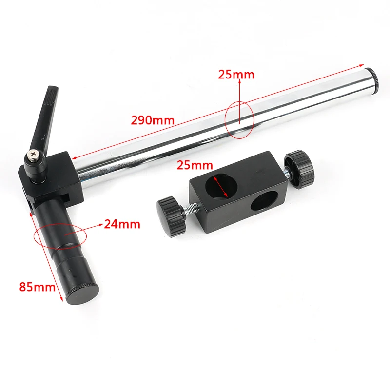 

Multi-axis Adjustable Stages Holder Metal Arm Support Diameter 25mm For USB HDMI VGA Video Microscope Camera Stand