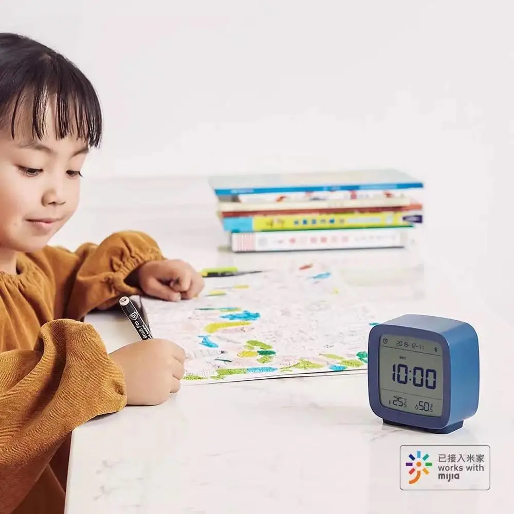 YouPin Qingping Bluetooth будильник БЕСКЛЮЧЕВОЙ дизайн температуры и влажности Обнаружение