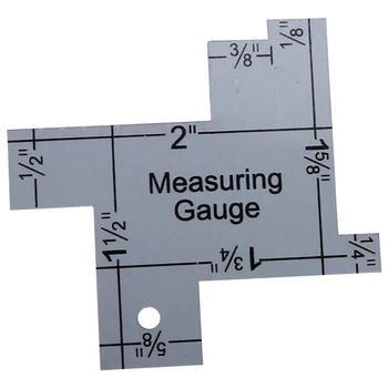 

Clothing tailor design with ruler patchwork thickness ruler metal patchwork special ruler patchwork with seam thickness gauge