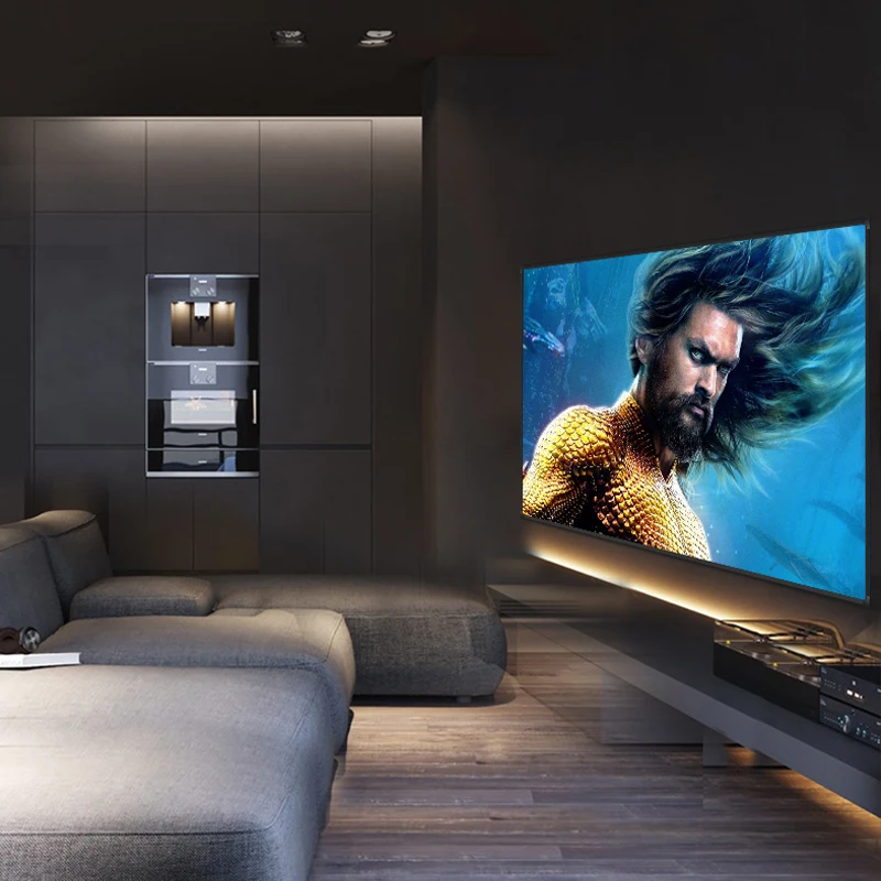 Cinema White Projection Screen 1cm Ultra Narrow Border Slim Frame Home Theater projector screen projection screen