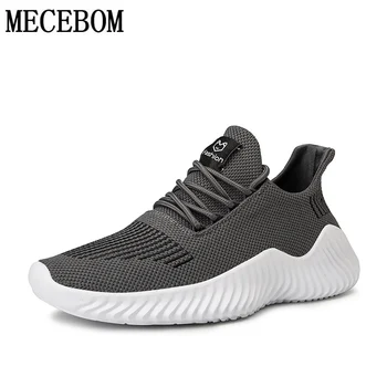 

Men's Mesh Shoes Lightweight Big Size 39-47 Lace-up Breathable Sneakers Top Selling Thick Bottom Non-slip Men Shoes