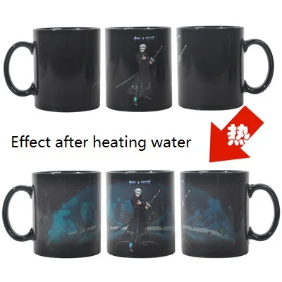 Japan Cartoon Luffy ZORO ONE PIECE Mugs With Cover Pure Color Thermos Mugs Cup Kitchen Tool Gift U