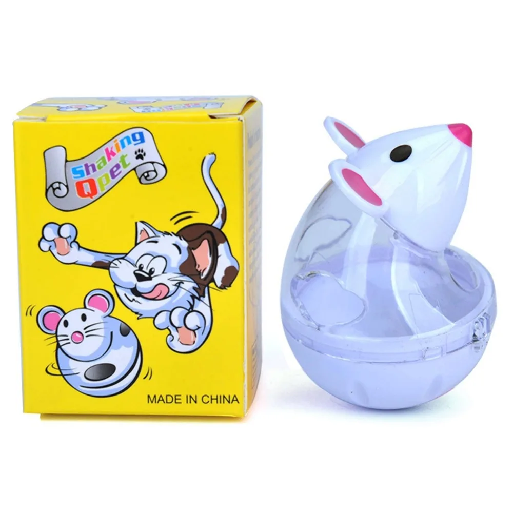 Новая игрушка-Кормушка для домашних животных, кошек, забавная игрушка-Кормушка, мышь, протекающие пищевые шарики, развивающие игрушки для домашних животных, устройство утечки для домашних животных, Интерактивная игрушка для забавных кошек