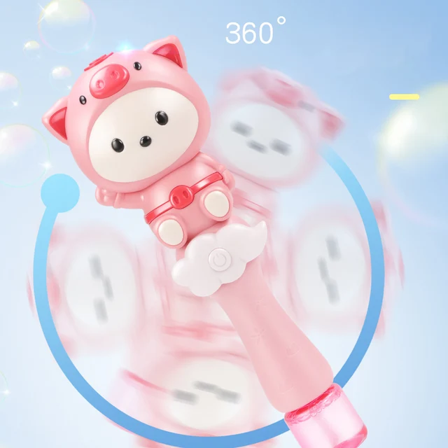 Kids Automatic Bubble Gun With Music for Kid Electric Automatic Soap Water Bubble Machine Magic Bubble Machine Children Bath Toy 3