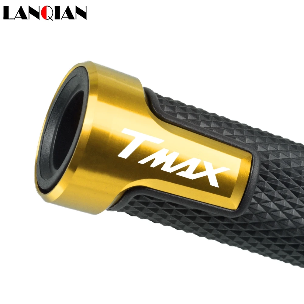 7/8 ''мотоцикл Алюминий пластиковые ручки с логотипом для YAMAHA TMAX 500 530 2001 2002 2003 2004 2005 2006 2007 08