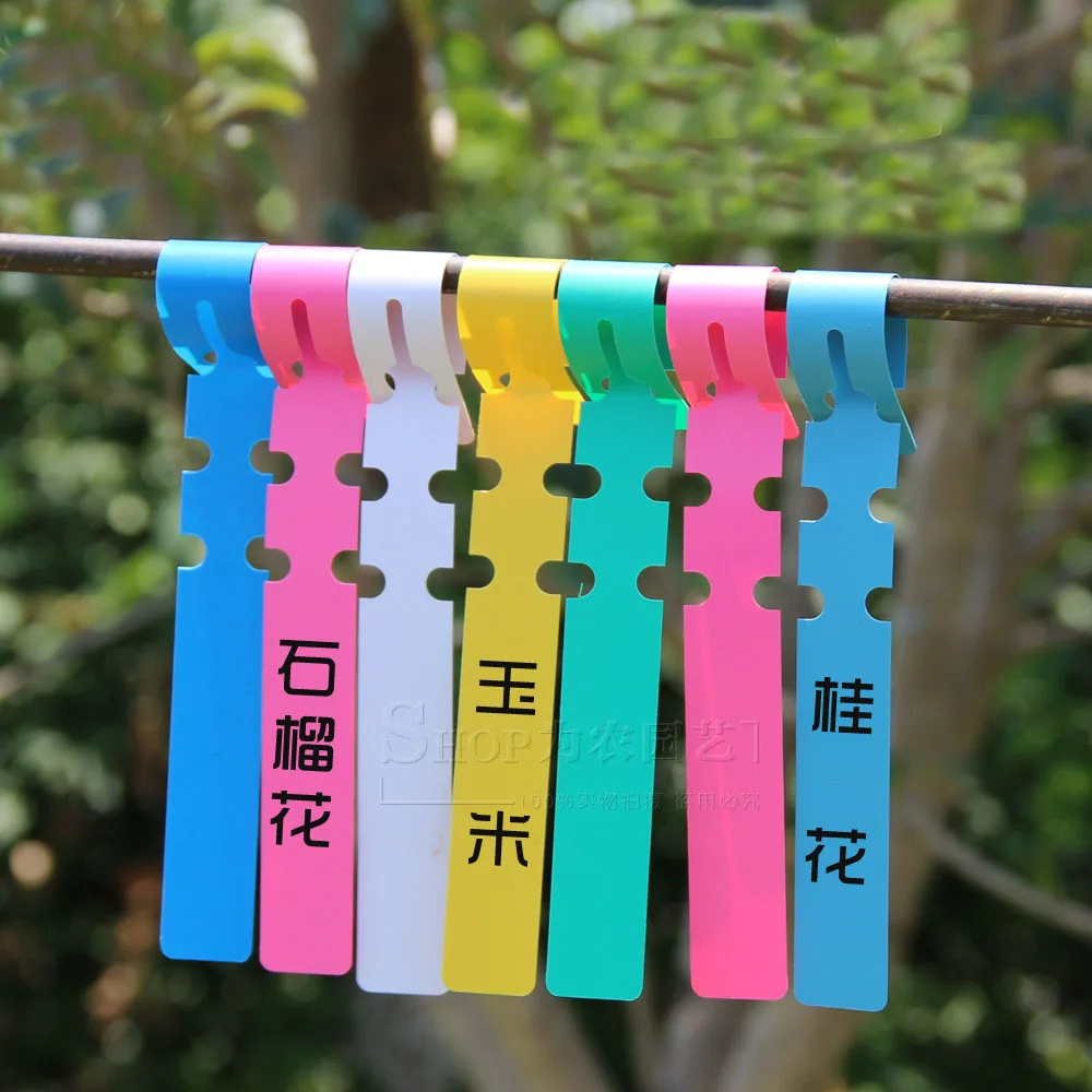 Garden Plant Tree Hanging Markers Tags Nursery  Gardening Labels 100PCS 