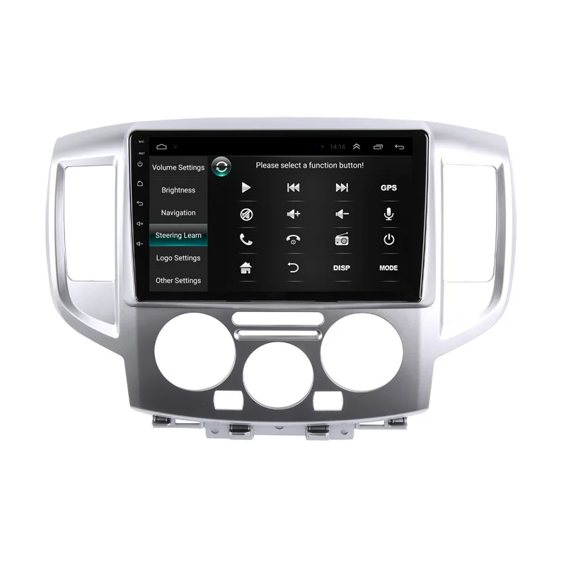 Best 9" Android Car DVD Multimedia Player GPS For  Nissan NV200 2010 2011 2012 2013 2014 car radio stereo navigator bluetooth wifi 2