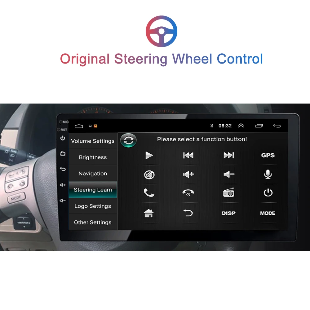 " Android 9,1 Автомагнитола MP5 плеер авторадио для Toyota Corolla 2007 2008 2009 2010 2011 Автомобильный мультимедийный видео плеер gps