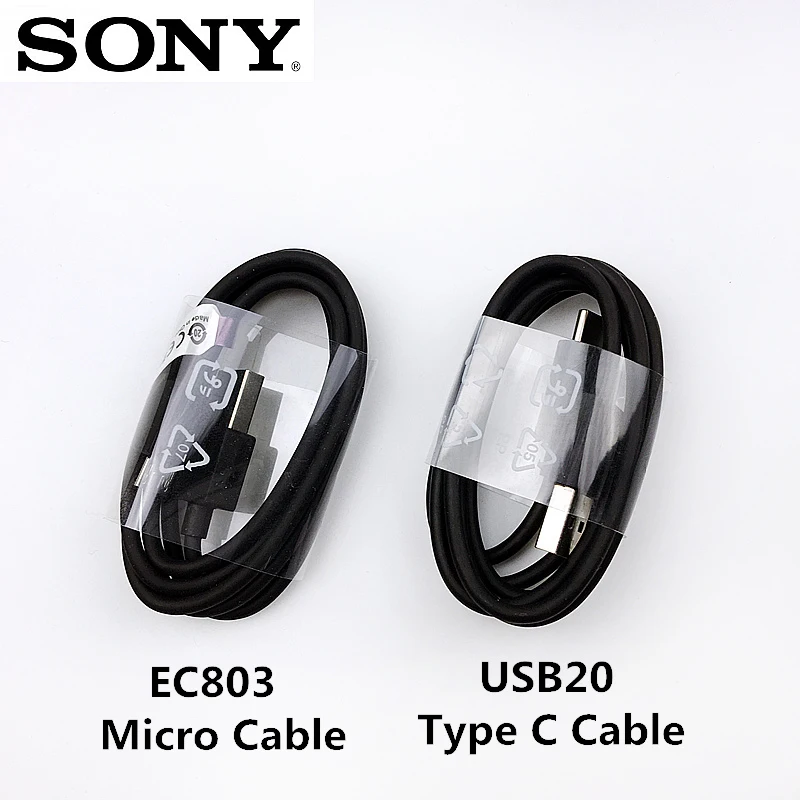 Sony быстрое зарядное устройство QC 3,0 EU/US зарядный адаптер usb micro/type c кабель для xa1 XZ XZs XZp XZ1 XZ1C Z3 Z2 Z1 Z3C