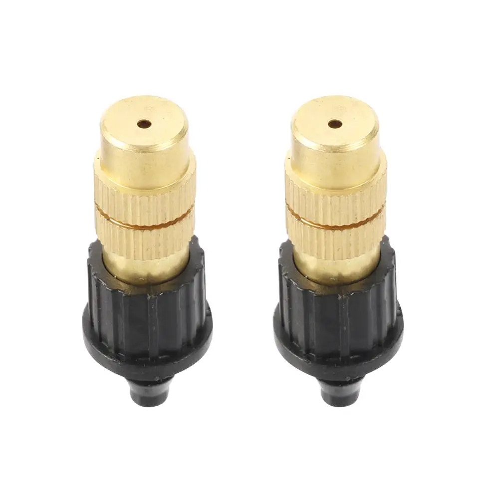 4mm Adjustable Barbed Copper Sprayer Gardening Water Irrigation Misting Sprinkler Cooling Humidify Disinfection Sprayer 5 Pcs garden sprinkler,gardening sprayer,garden sprayer,water sprayer