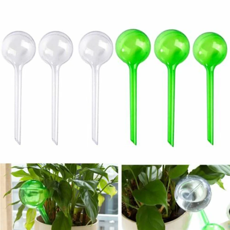 10 pcs Drip Irrigation Automatic Watering Device PVC Ball Plant Watering Tools