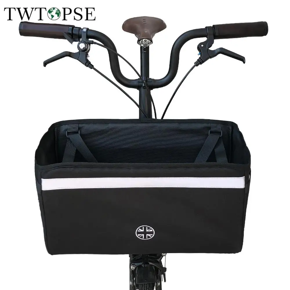 Корзина для велосипеда TWTOPSE с британским флагом сумка Brompton складная велосипедная