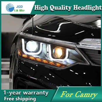 

Car styling case for Toyota Camry 2015 2016 Camry Headlights LED Camry Headlight DRL Lens Double Beam Car Accessories