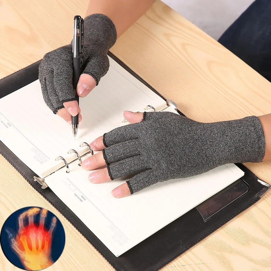 

1 Pair Premium Arthritis Compression Gloves For Men & Women Quality Compression Therap Hand Gloves Fingers Compression Glove