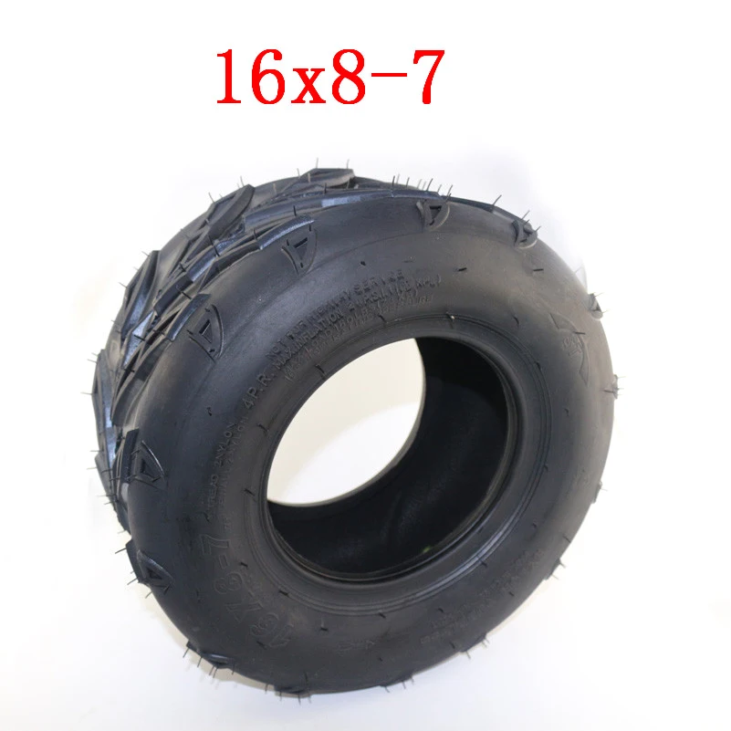 Высокопроизводительные автозапчасти 16X8-7 Kart 7 7 дюймов шины atv 16X8-7 16*8-7 шина с универсальным рисунком протектора износостойкие шины для колес