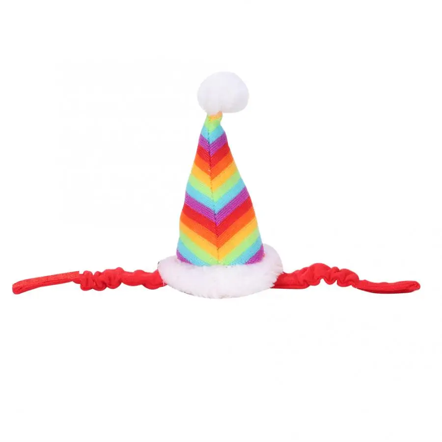 

Fashionable Cute Colorful Pet Puppy Cat Costume Dress Up Hat Hamster Guinea Pig Small Animal Christmas Holiday Hat