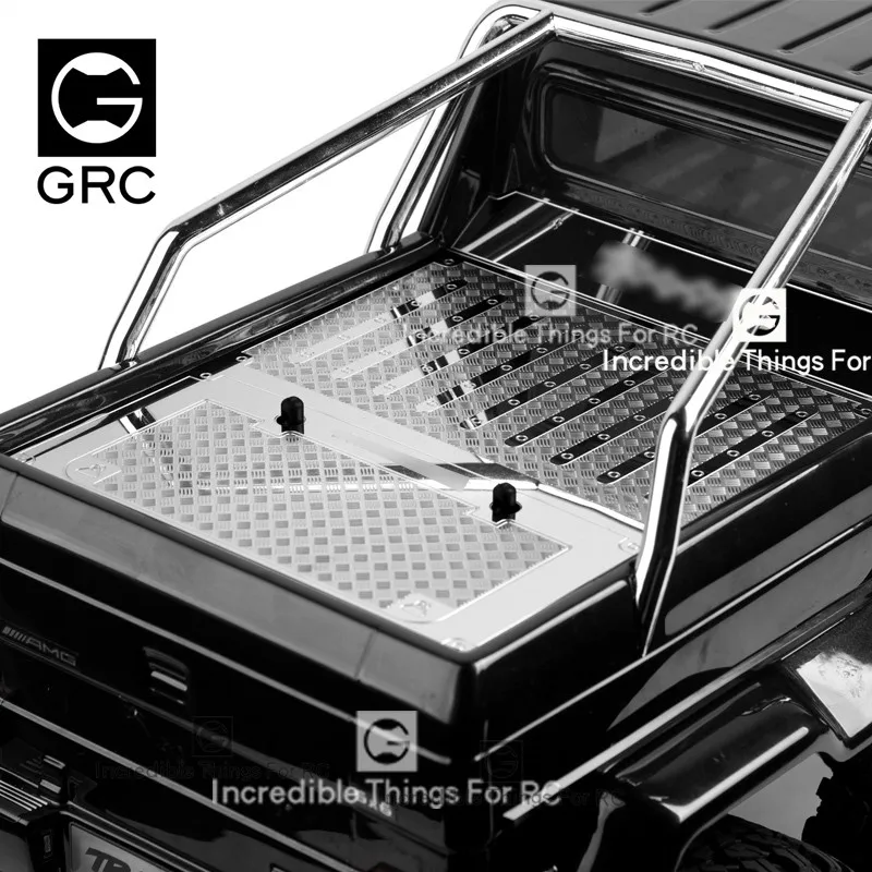 GRC 스테인리스 스틸 후면 트렁크 리드, 1/10 Trx-6 G63 Trx-4 G500 에 적합, 개조 및 업그레이드 액세서리