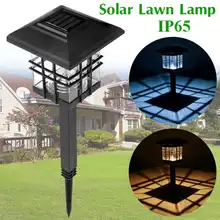 Светодиодный светильник на солнечной батарее, водонепроницаемый светильник для лужайки, уличный Ландшафтный для внутреннего двора, бытовые Столовые Лампы для забора