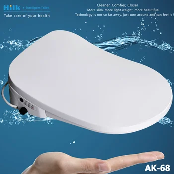

AK66 Super Slim Instant hot Smart Electronic Bidet Wall Hung Wall Drainage Intelligent toilet seat 500x370x135 (mm) 220-230v