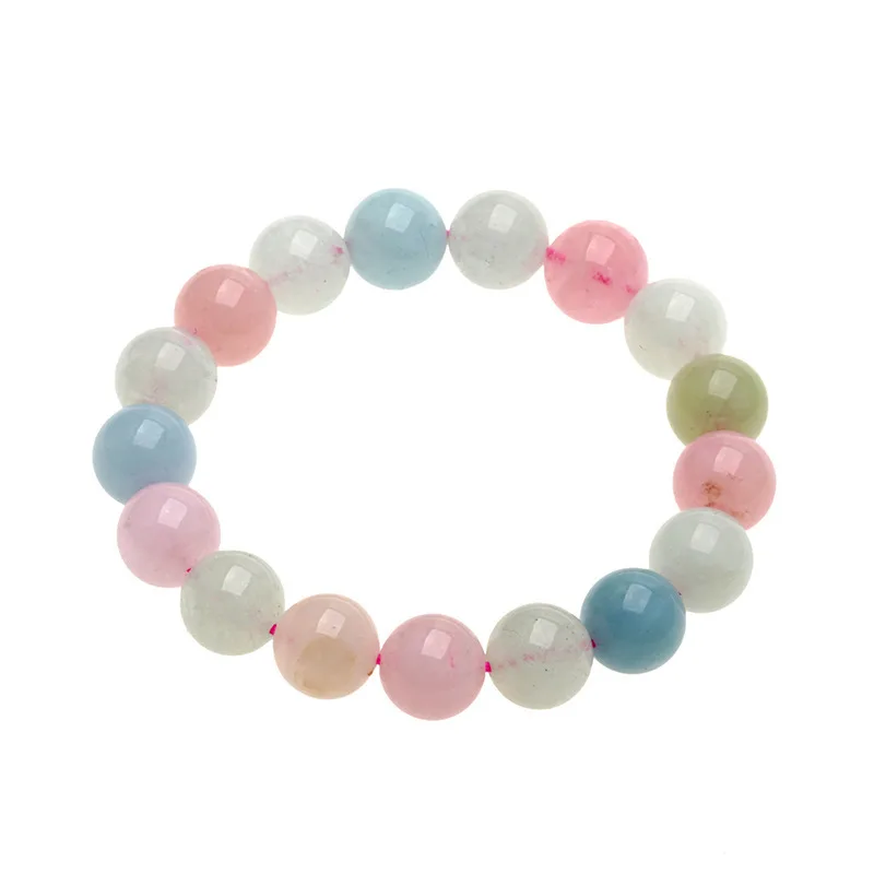 Nature Morganite Stone Bracelets for Women Fashion Multicolor Stone Bracelet Jewelry Pulsera Energy Reiki Crystal Yoga Bracelet - Image 4