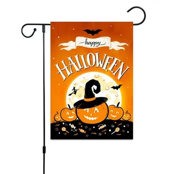 

Funny Halloween Double-sided 3D printed Flag house flag&garden flag Halloween party Flags Hanging House Decoration style-8