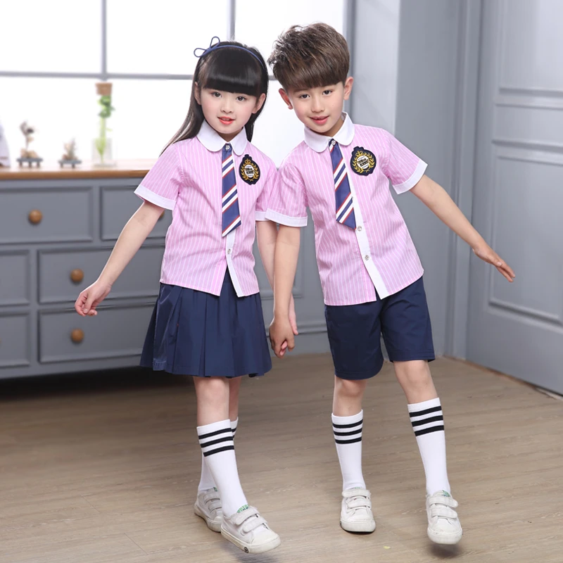子供の制服夏の少年少女スーツ英国半袖ストライプ制服韓国日本のファッション 学生服 Aliexpress 子供の制服夏の少年少女スーツ英国半袖ストライプ制服韓国日本のファッション 学生服 Aliexpress