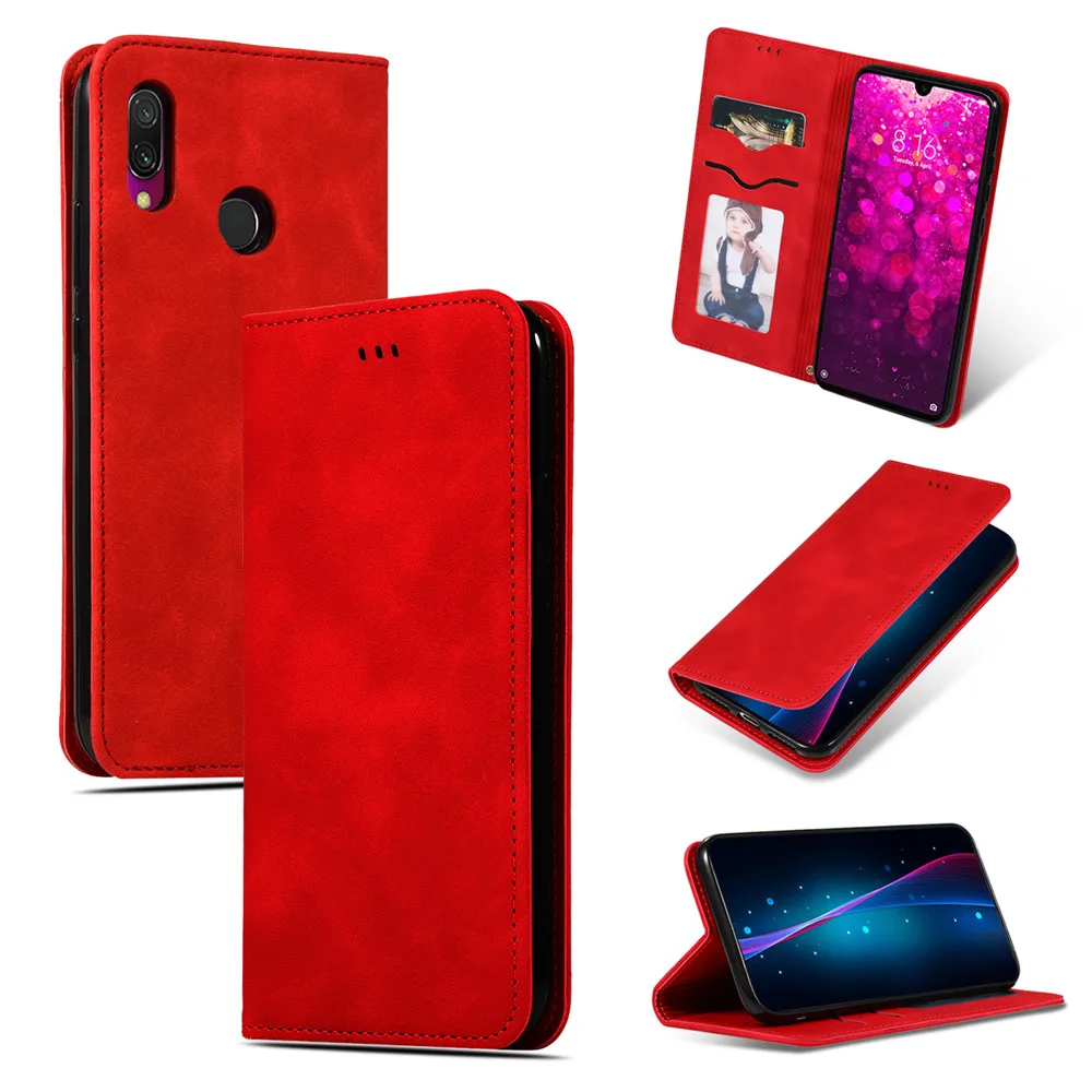 Магнитный флип-чехол для Xiao mi Red mi Note 8, 7, 6, 8 T, mi 9 Se, Xao mi 9t Pro, роскошный кожаный чехол-бумажник для карт, Xio mi Red mi K20 Pro, 7, 7a