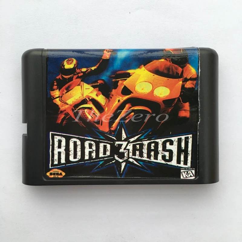 Road Rash 3 EU/JAP оболочка для 16 битной игровой карты для системы Genesis для sega Mega Drive