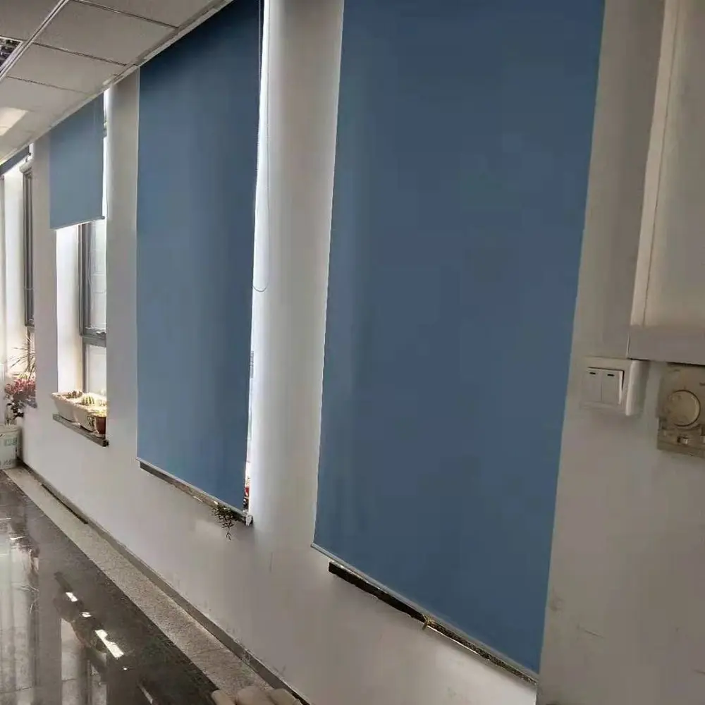 Factory Direct Blackout Roller Blinds Curtain Office Home Solid Full Shade Thick Window Blinds Curtains Aliexpress
