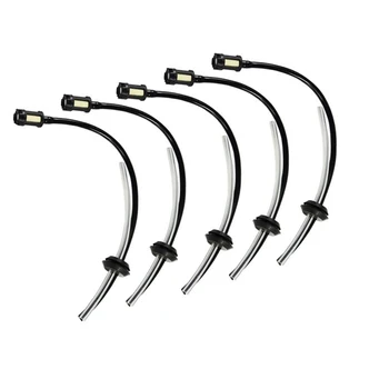 

5 Pc Replacement Fuel Hose Pipe W/ Tank Filter For Strimmer Trimmer Brush-Cutter