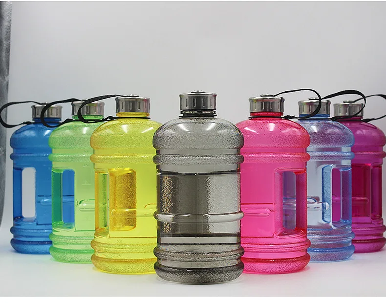 Горячая Распродажа 2.2L открытый большой объем спортивный фитнес большая бутылка для воды PETG пищевая пластиковая бутылка для воды производители питания