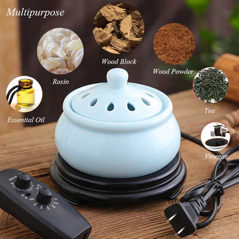 

Aromatherapy Furnace Timing Wax Warmer Fragrance Burner Essential Oil Burner Perfume Diffuser Incense Burner Aroma Warmer