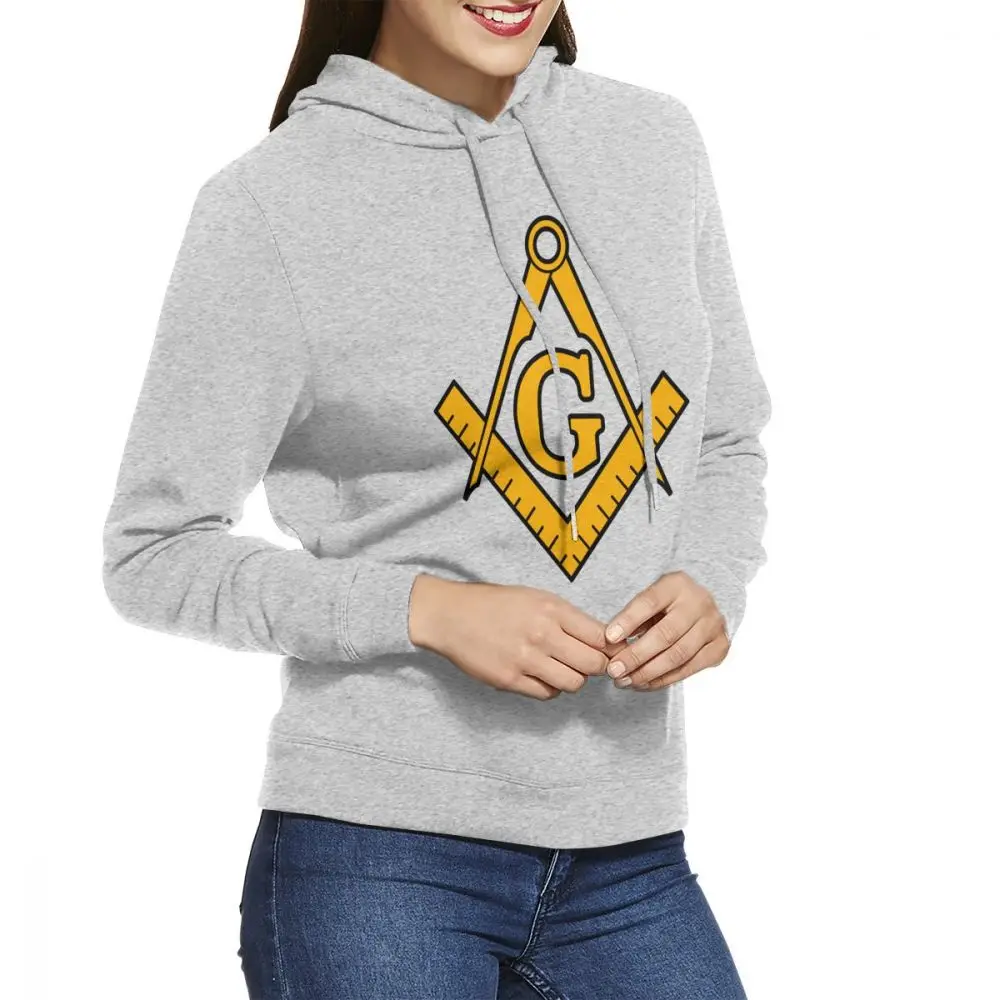 Masonic Compass женские толстовки пуловер с длинными рукавами Повседневная хлопковая толстовка