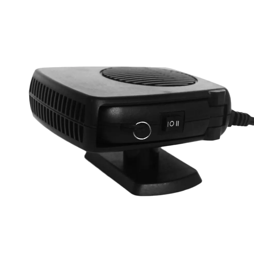 Auto Heater Fan Car Heating Cooling Dual Function Defroster Demister Vehicle Electric Heater Portable With Swing-out Handle 150W