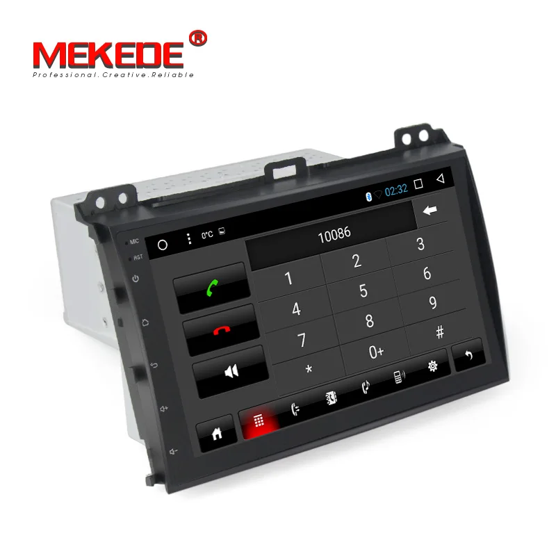 Sale Android 8.1 car gps navigation radio player for Toyota Prado 120 2002-2009 with wifi BT canbus Multimedia in Dash Head Unit 3