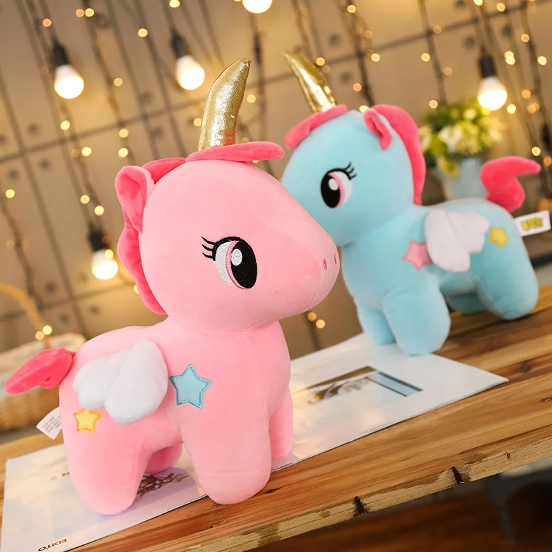 Soft Plush Unicorn Stuffed Animal Toy for Kids