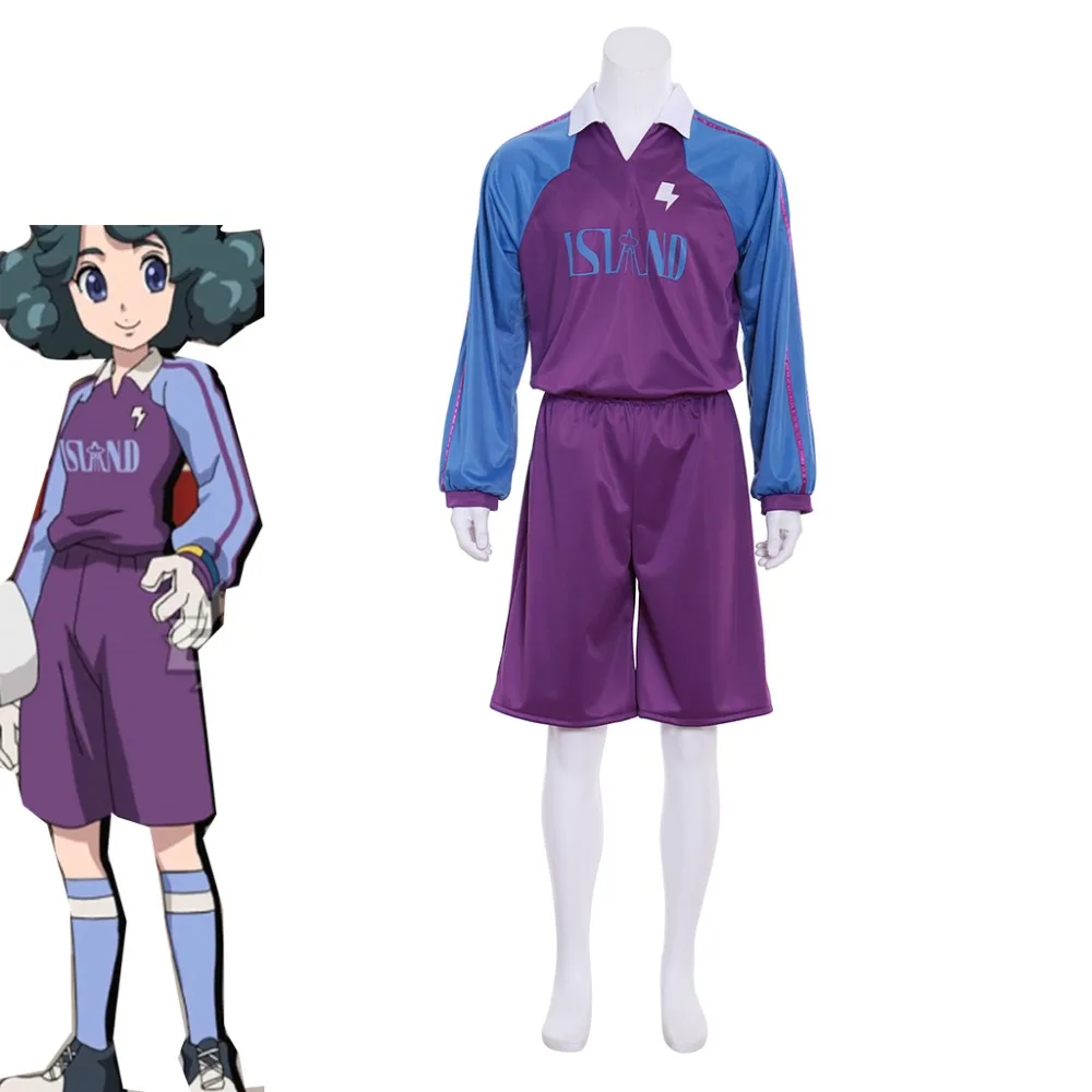 Косплей «сделай сам», аниме Inazuma Eleven Ares no tenbin Norika Umihara, костюм для косплея, спортивный костюм для взрослых L920