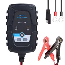 자동차 배터리 충전기 12 v 오토바이 수리 충전기 agm 젤 humid 충전기 유니버설 리드 산성 sae 케이블 펄스 usb 자동차 충전기(China)