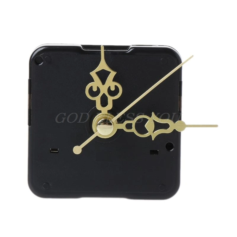 

DIY Quartz Clock Movement Mechanism Hands Wall Repair Tools Parts Silent Kit Set Gold Pointer 74