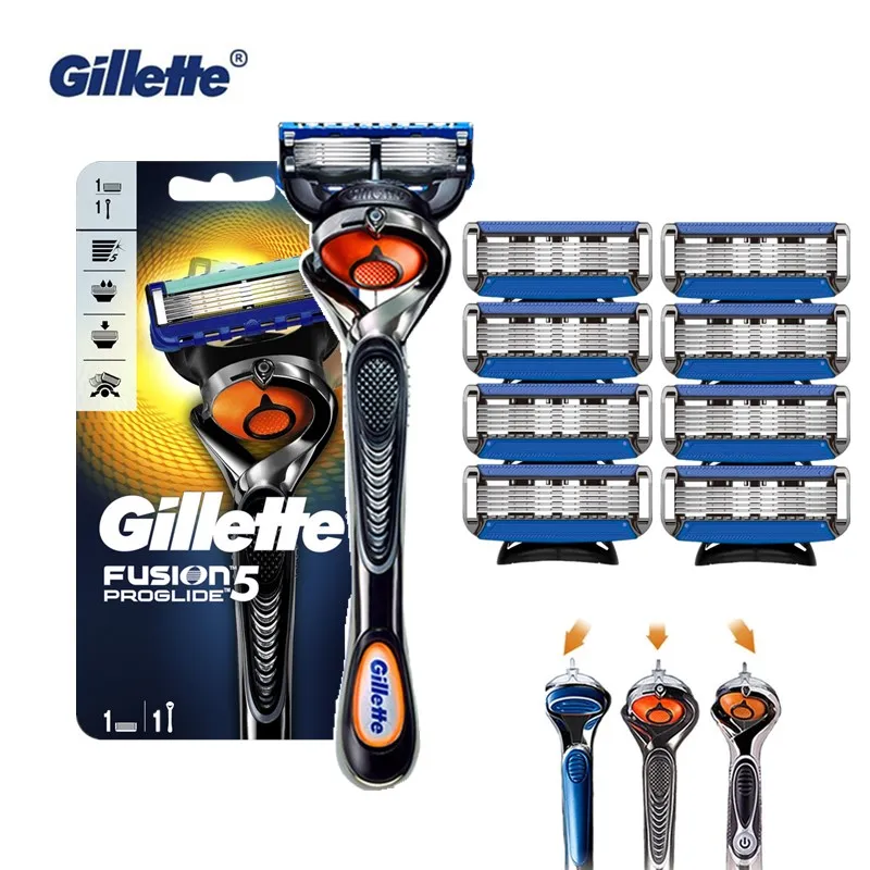 

Gillette Fusion Proglide Men Manual Shaver Razors Machine for Shaving Blades 5 Layer Cassettes for Shaving Gillette Blade