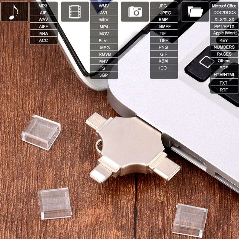 ФЛЕШКА дизайн INGELON 4 в 1 USB флэш-накопитель для iphone USB 3,0 128 Гб карта памяти OTG накопитель 16 ГБ 32 ГБ 64 Гб USB Personalizzata мини флешки флешка гитара usb iphone