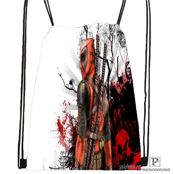 

Custom Drawstring Backpack Drawstring Backpack Bag Cute Daypack Kids Satchel (Black Back) 31x40cm#180611-01-02